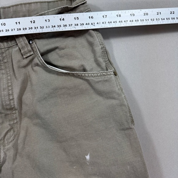 Wrangler Pants Men's 32x32 Gray Riggs Workwear Straight Leg Ripstop Relaxed - Picture 4 of 8